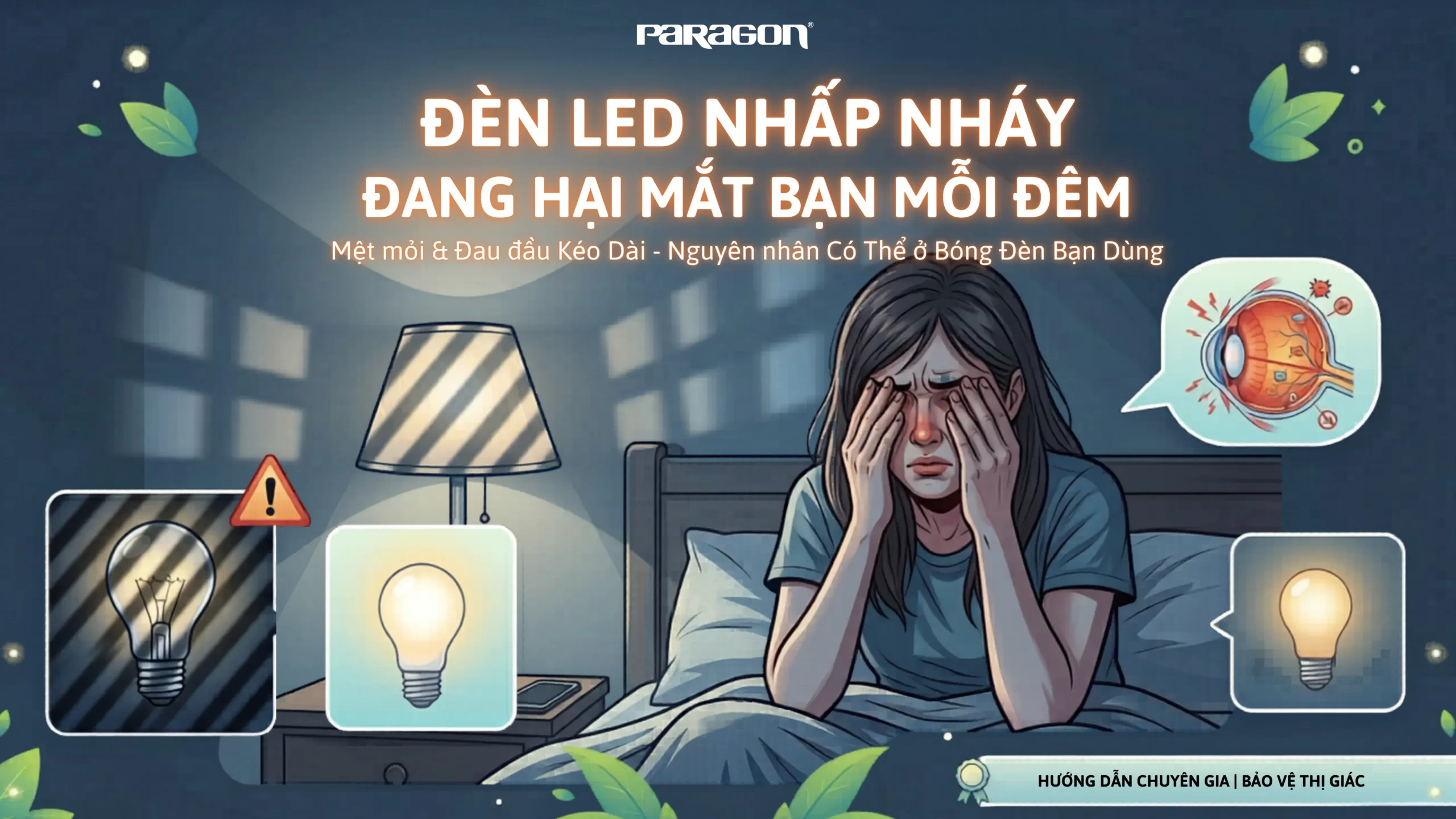 Đèn LED Nhấp Nháy Đang Hại Mắt Bạn Mỗi Đêm